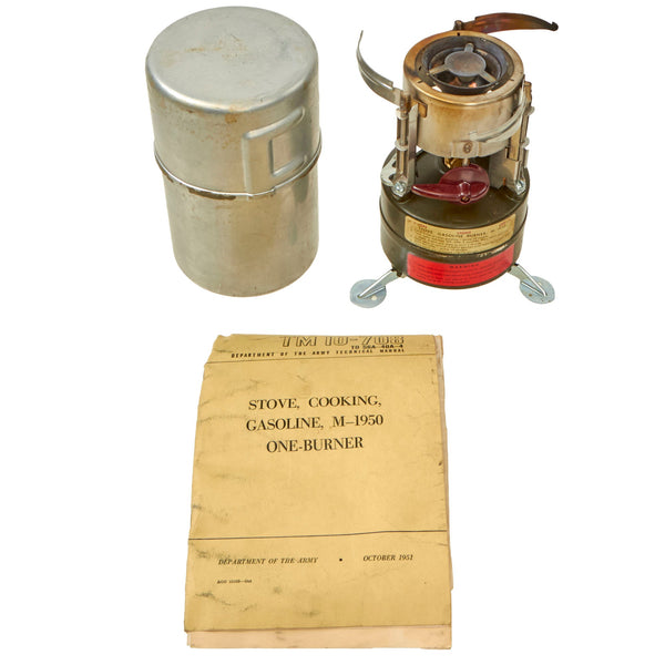 Original Vietnam War U.S. Issue Rogers Gasoline Camp Stove in Bayonet –  International Military Antiques