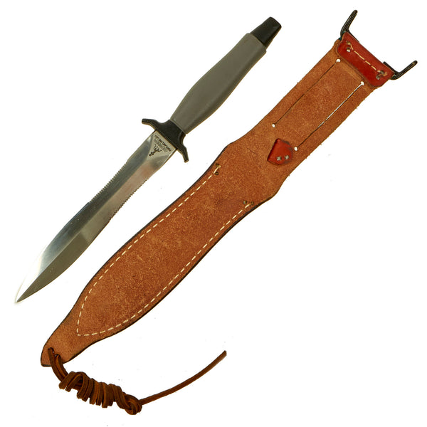 Original U.S. Post Vietnam War “Unissued” Condition Gerber MkII Fighting  Survival Knife with Scabbard - Serial 044835 Made in 1976