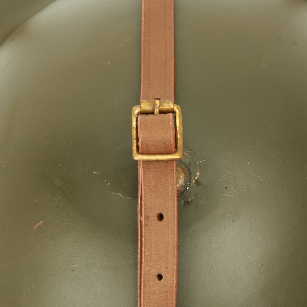 British WWI WWII Leather Brodie Helmet Carrier for Saddle or