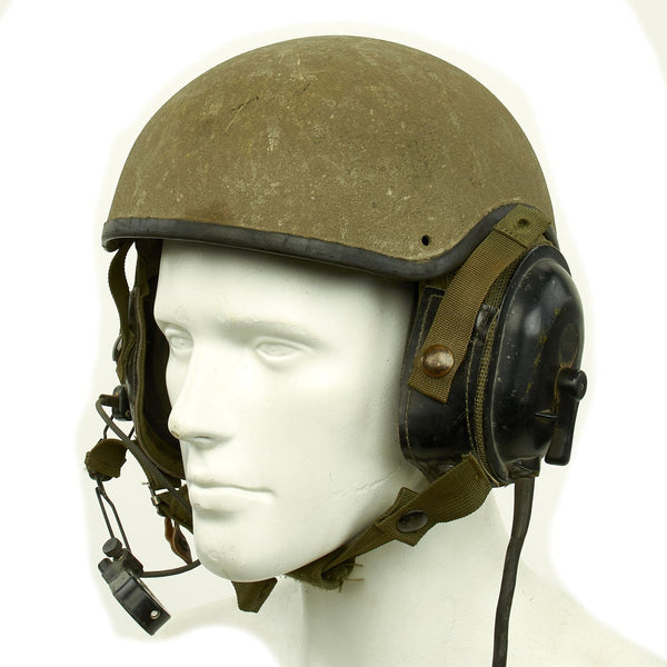 Original U.S. Cold War Combat Vehicle Crew CVC DH-132 Helmet –  International Military Antiques