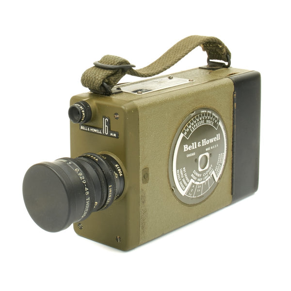 Original U.S. WWII Korean and Vietnam War Bell & Howell KS-11 Motion  Picture Camera Set