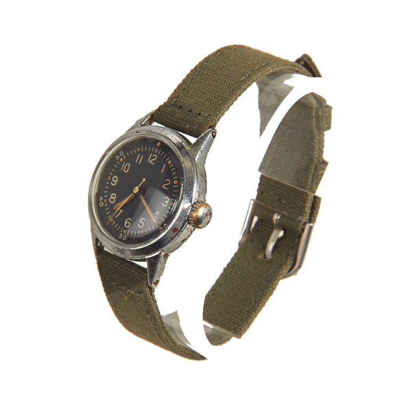 Original U.S. WWII Navy FSSC-88-W-800 Wrist Watch by Waltham