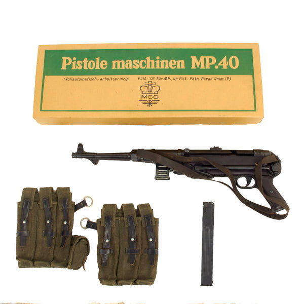 German WWII Replica MP 40 Cap Plug-Firing Submachine Gun by MGC