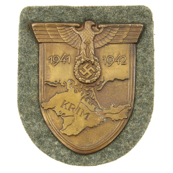 Original German WWII Crimea Krim Shield – International Military