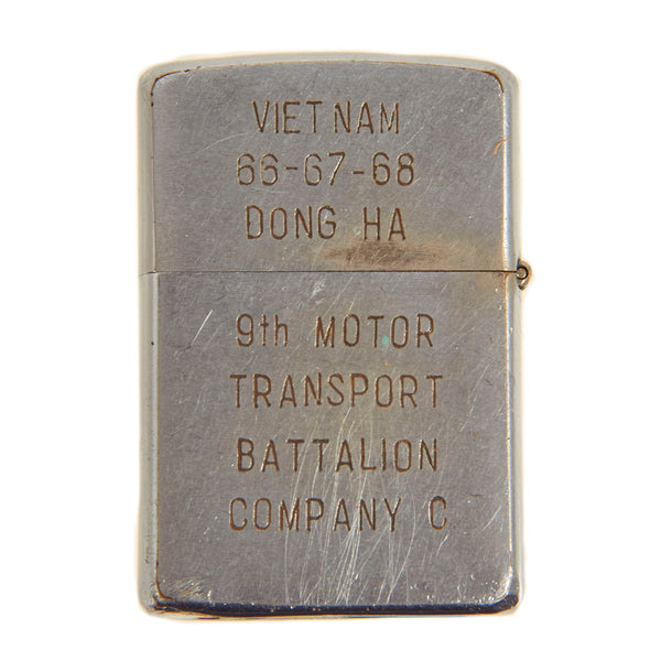 Original U.S. Vietnam War 1966 Named Zippo Lighter Engraved For 9th Mo –  International Military Antiques