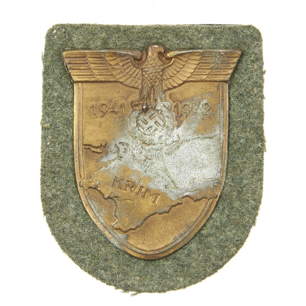 Original German WWII Crimea Krim Shield Decoration – International