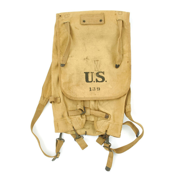 Original U.S. WWI Field Gear Set: M1910 Haversack, M1912 Leather Holst –  International Military Antiques