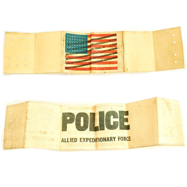 Original U.S. WWII Operation Armband Military – International Torch Police Converted Military Antiques