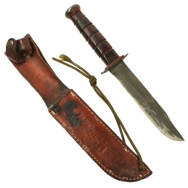 Original U.S. WWII USMC Mark 2 KA-BAR Fighting Knife by PAL with USMC –  International Military Antiques