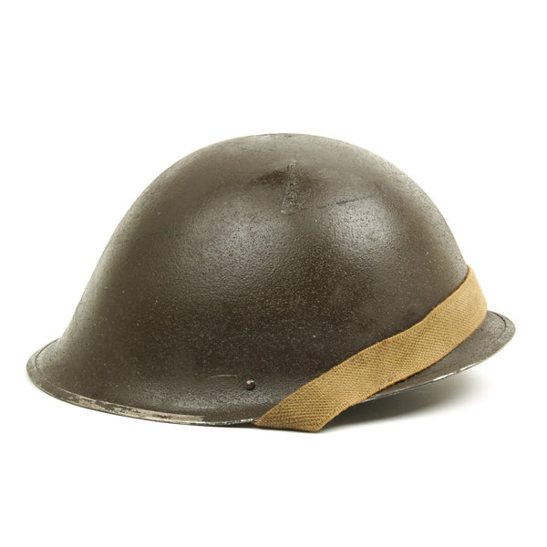 Original British WWII P 1944 Turtle MK IV Steel Helmet Dated 1945