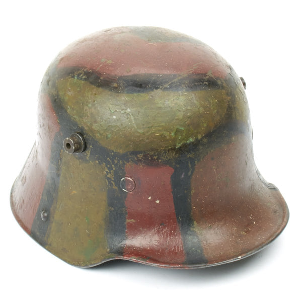 WW1 GERMAN M16 M1916 STAHLHELM STEEL COMBAT HELMET M-1916 GREEN