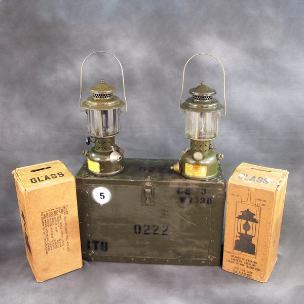 Original U.S. Korean and Vietnam War Coleman Gasoline Lantern