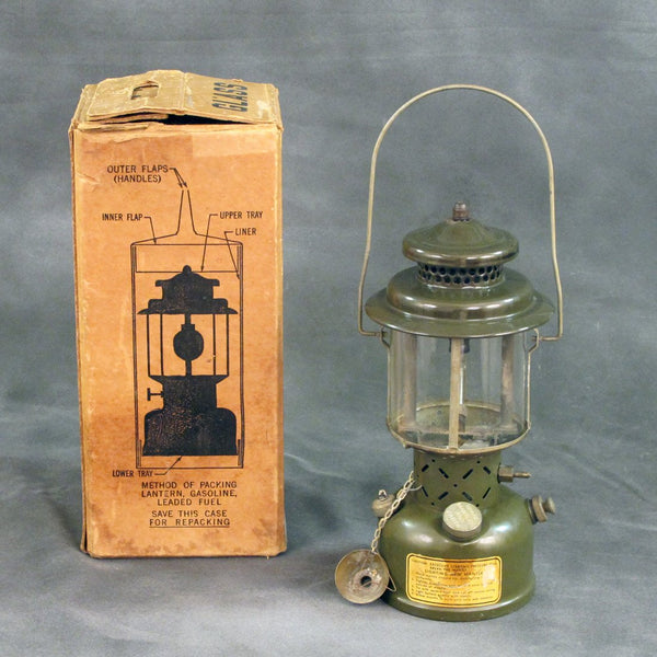 Original U.S. Korean and Vietnam War Coleman Gasoline Lantern