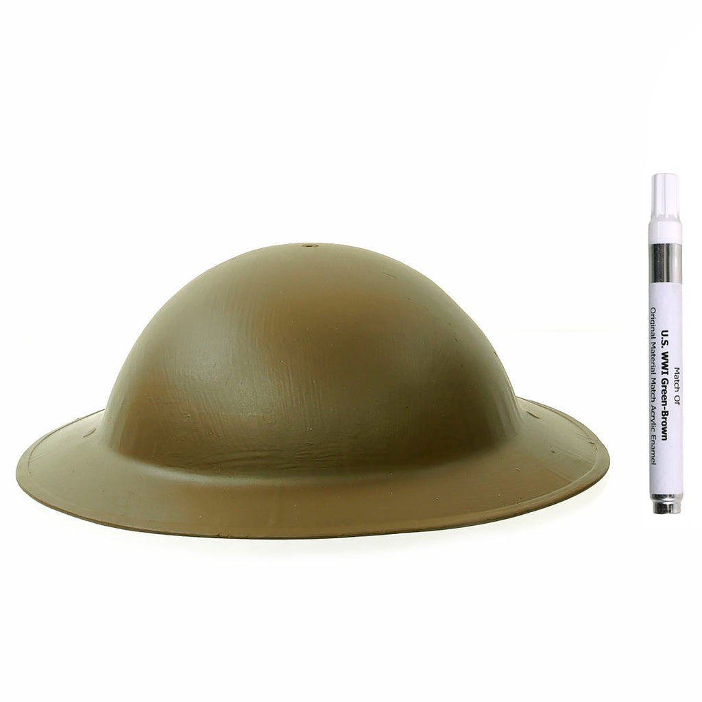 Paint Pen - U.S. WWI Helmet Green Brown Acrylic Enamel International Military Apparatus