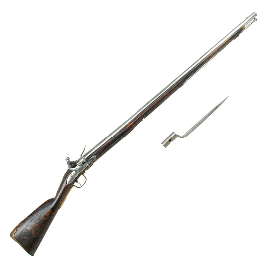 Original 1st Jacobite Rebellion of 1715 Era British Flintlock Carbine by Henry Delany with Bayonet Owned by Thomas Gage of Shirburn Castle - No. 6 of 20