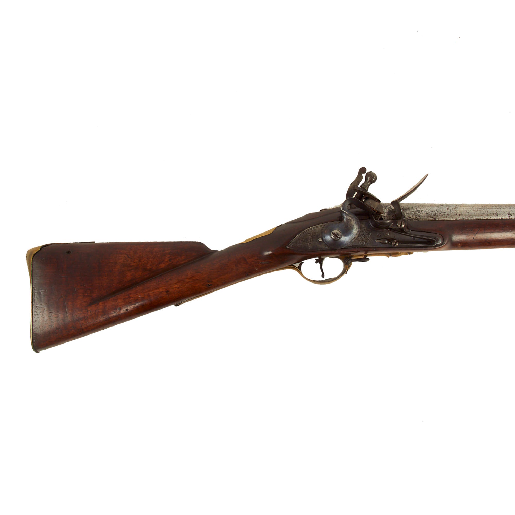 Original British P-1769 Short Land Pattern Brown Bess Flintlock Musket ...