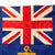 Original British Pre-WWI Painted Department of Naval Ordnance Silk Flag - c. 1920 - 52" x 70” Original Items