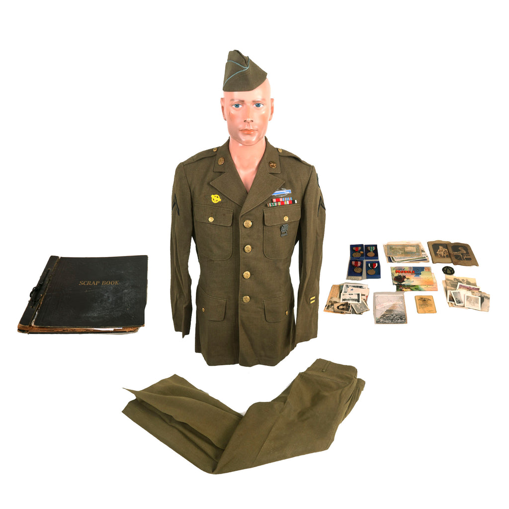 Original U.S. WWII 89th Division Uniform & Scrapbook Grouping - 354th Infantry Regiment - Great Ephemera