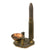 Original British WWII Brass Lighter & Ashtray Trench Art Made from Inert RAF Ammunition Original Items