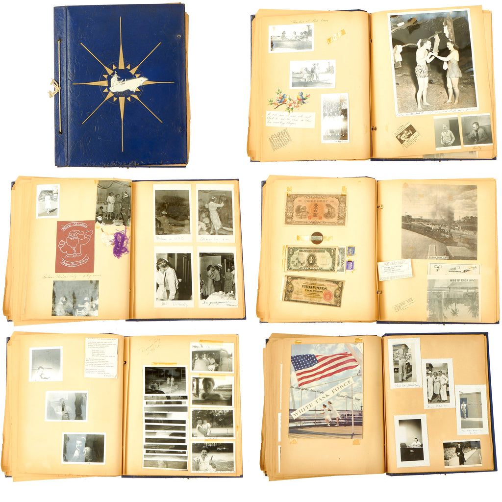 Original U.S. WWII Named Pearl Harbor Nurse Photo Album Scrapbook - 1941 - 1944 Original Items