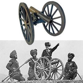 Original British Victorian Era Rifled Muzzle Loading 7-Pounder Mark IV Mountain Gun Cannon -  Ordnance R.M.L. 200 Lbs