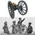 Original British Victorian Era Rifled Muzzle Loading 7-Pounder Mark IV Mountain Gun Cannon -  Ordnance R.M.L. 200 Lbs Original Items