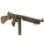 Original U.S. WWII Thompson M1 Display Submachine Gun by Auto-Ordnance Serial 157229 - Original WWII Parts with Replica Buttstock Wood Original Items