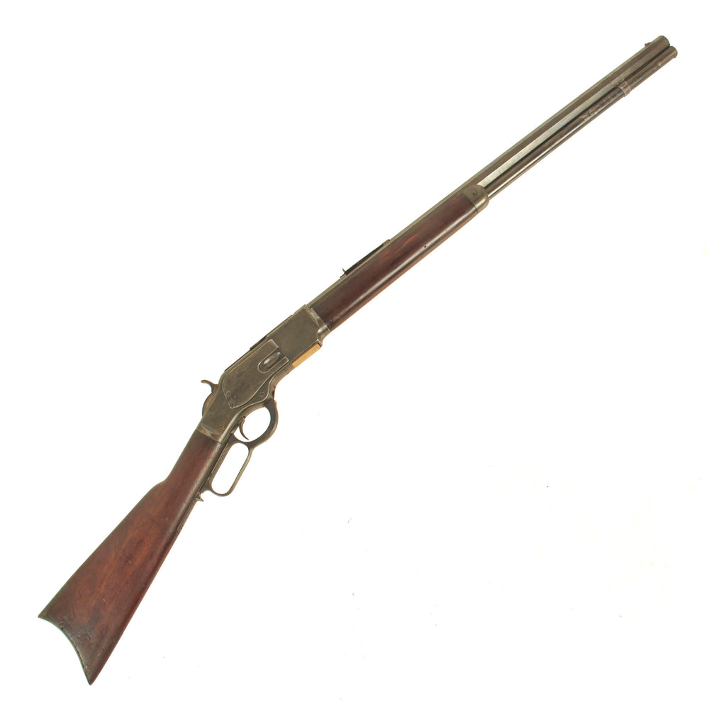 Original U.S. Winchester Model 1873 .44-40 Repeating Rifle with Octagonal Barrel made in 1893 - Serial 460393B Original Items