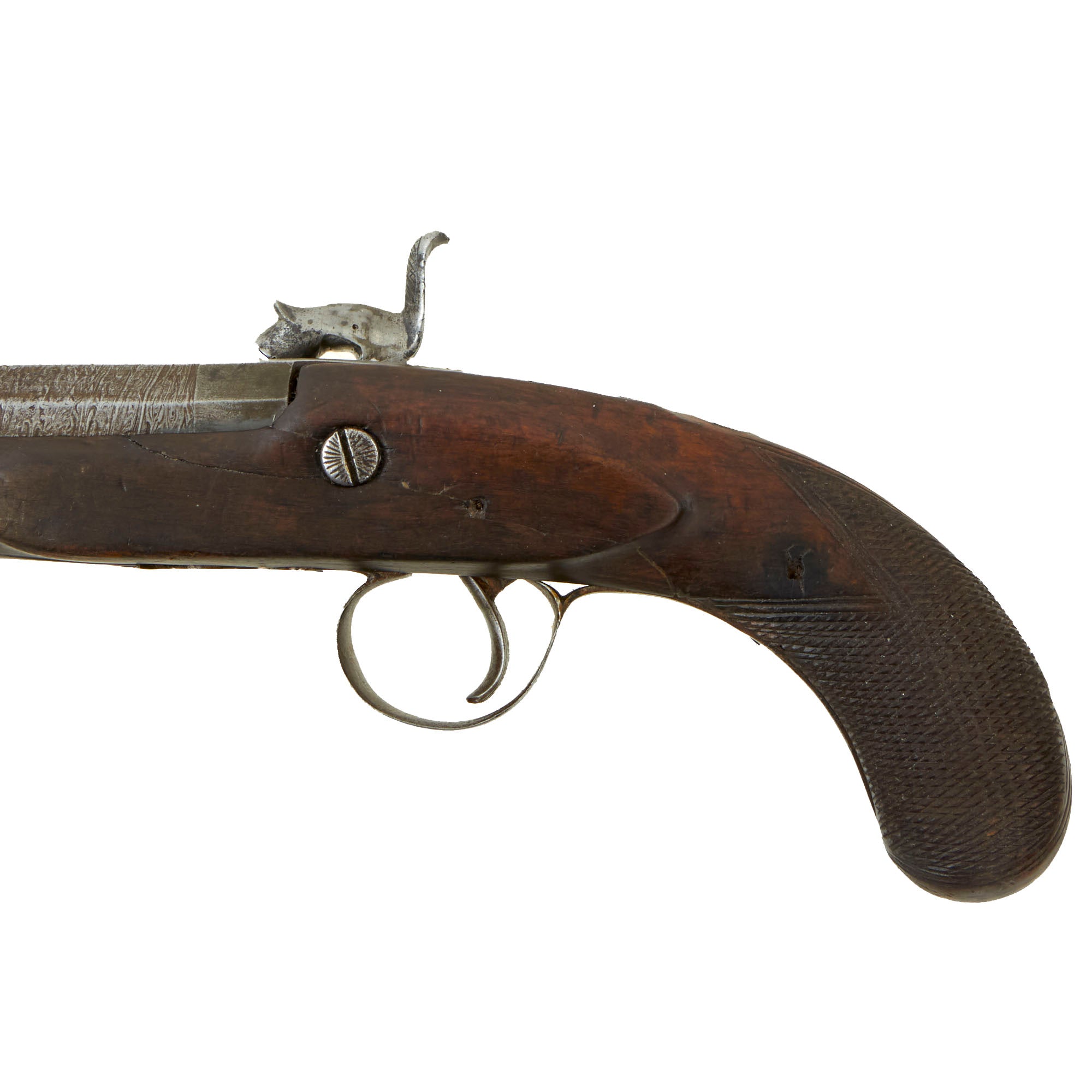 A 19th century brass pistol. Weapons & Militaria - Guns & Rifles - Auctionet