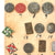 Original German WWII American G.I. Tinnie & Badge Display Sheet - 42 Pieces Total Original Items