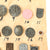 Original German WWII American G.I. Tinnie & Badge Display Sheet - 42 Pieces Total Original Items