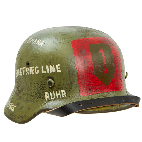 Original German WWII Named USGI Bring Back Army Heer M40 Normandy