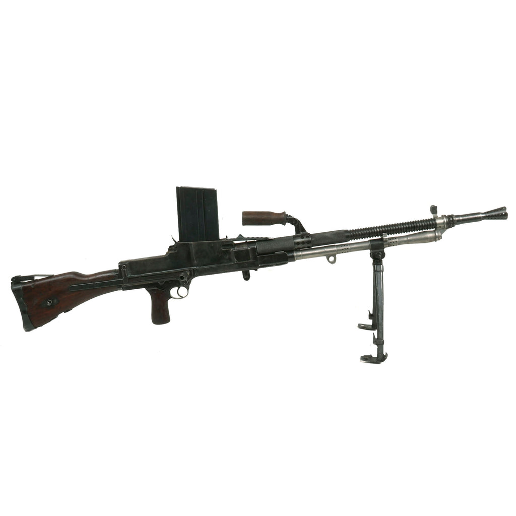 Original Czech Pre-WWII Yugoslavian Contract ZB-30J German MG30(t) Display Machine Gun Serial Д169 with 8mm Bren Magazine Original Items