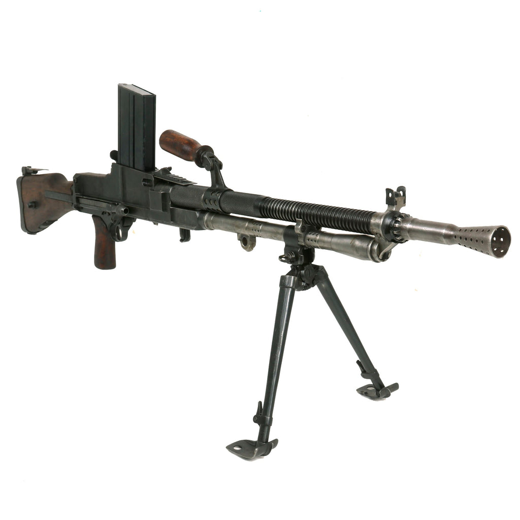 Original Czech Pre-WWII Yugoslavian Contract ZB-30J German MG30(t) Display Machine Gun with 1938 Dated Magazine & Turkish Manual Original Items