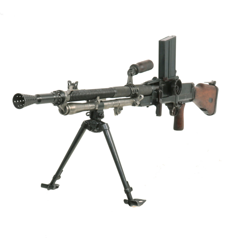 Original Czech Pre-WWII Yugoslavian Contract ZB-30J German MG30(t) Display Machine Gun with Waffenamt WaA63 Marked Magazine Original Items