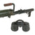 Original German WWII Rheinmetall ST-61 MG 15 Water Cooled Display Gun Serial No. 1878 with Saddle Drum Magazine - dated 1942 Original Items