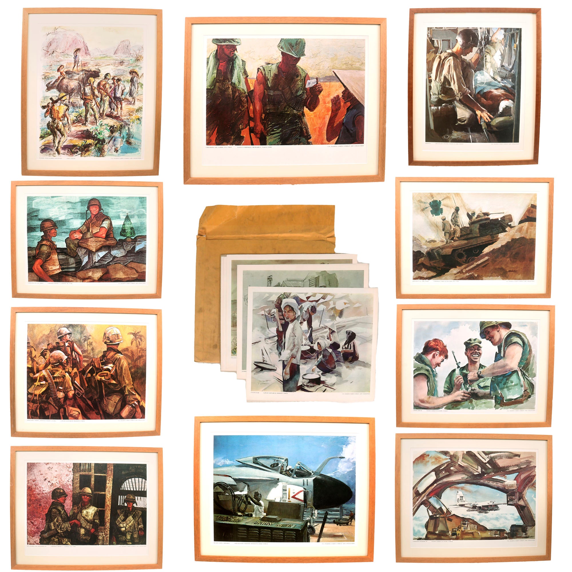 US MARINE CORPS ART COLLECTION sold PRINT