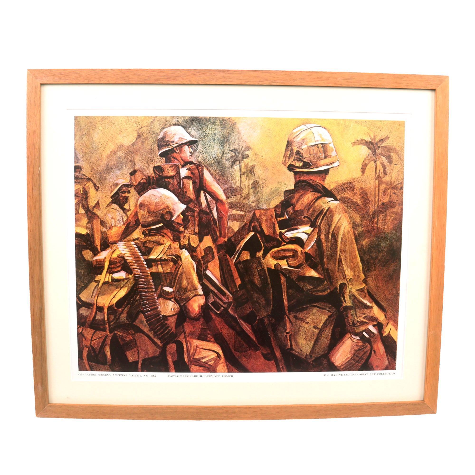 Bundle sold of 6 marine corps art collection prints