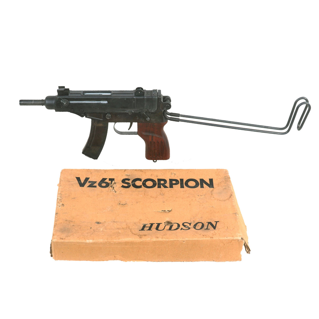 Czech Sa vz. 61 Skorpion Plug Fire Replica by Hudson Toy Company of Japan with Original Box Original Items