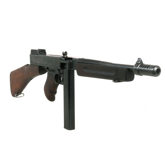 Original U.S. WWII Thompson M1928A1 Display Submachine Gun Serial NO.S-285788 - Original WW2 Parts