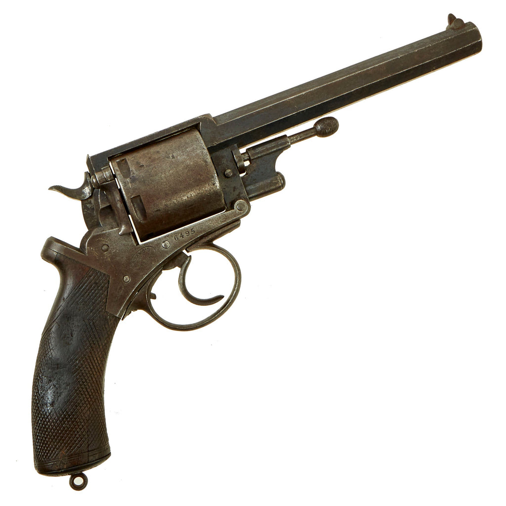 Original British Victorian Zulu Wars Model 1872 Mk.III Adams .450 Revolver Marked Capt. Fr. Van Gelder, Natal 1878 - Serial 6495 Original Items