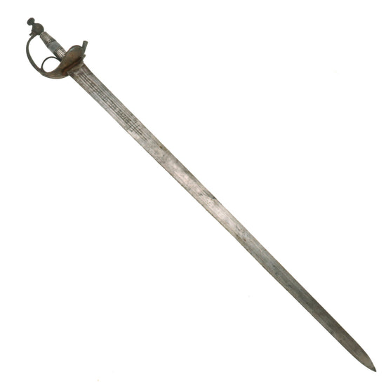 Original Colonial Spanish 18th Century Sword with Mexican 19th Century Sharkskin Silver Hilt - Draw Me Not Without Reason, Sheath Me Not Without Honour Original Items