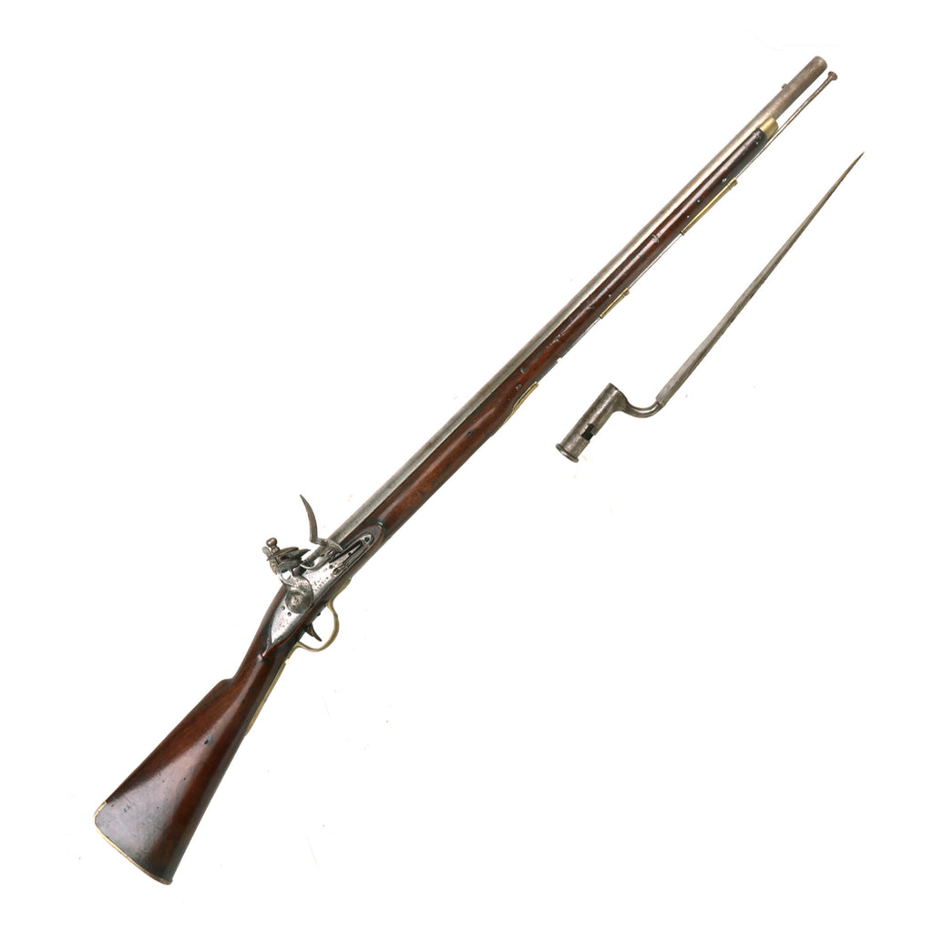 Original British East India Company Naval Flintlock Musket by T&C Ashton Marked to East Indiaman DUKE OF SUSSEX with Matched Bayonet - circa 1820 Original Items