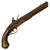 Original U.S. Revolutionary War Era German 18th Century Saxon 10 Bore Left Handed Flintlock Military Pistol - Circa 1760