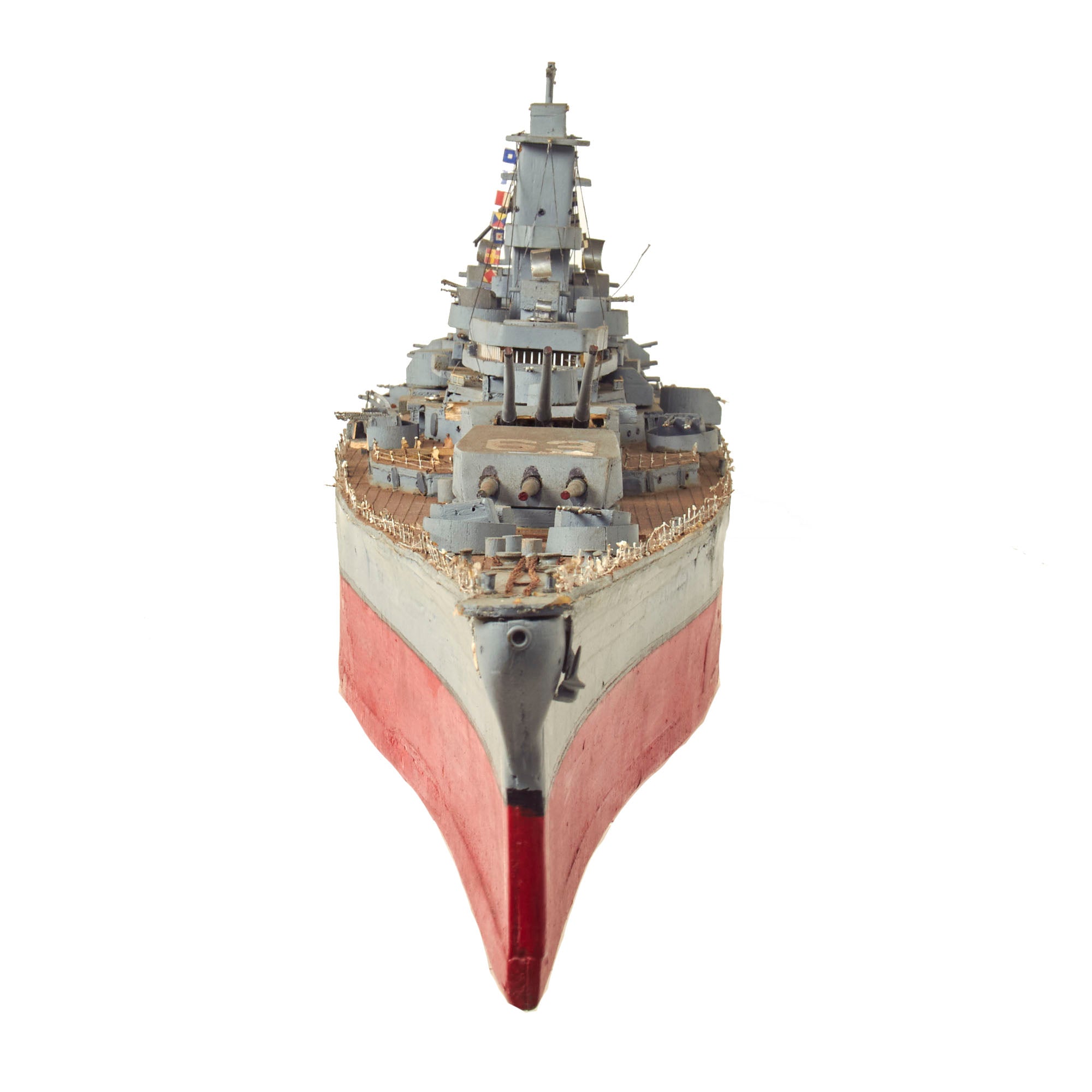 U.S. WWII USS Missouri (BB-63) 1:200 Scale Wood Model - Custom