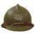 Original French WWII M1926 Adrian Helmet with Chinstrap - Olive Green