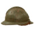 Original French WWII M1926 Adrian Helmet with Chinstrap - Olive Green