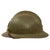 Original French WWII M1926 Adrian Helmet with Chinstrap - Olive Green