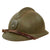 Original French WWII M1926 Adrian Helmet with Chinstrap - Olive Green