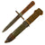 Original U.S. WWII PAL K4808 Butcher Knife Turned Fighting Knife in M8 Scabbard by B.M. Co.